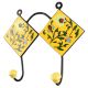 Green Leaf Ceramic Tile Hook 